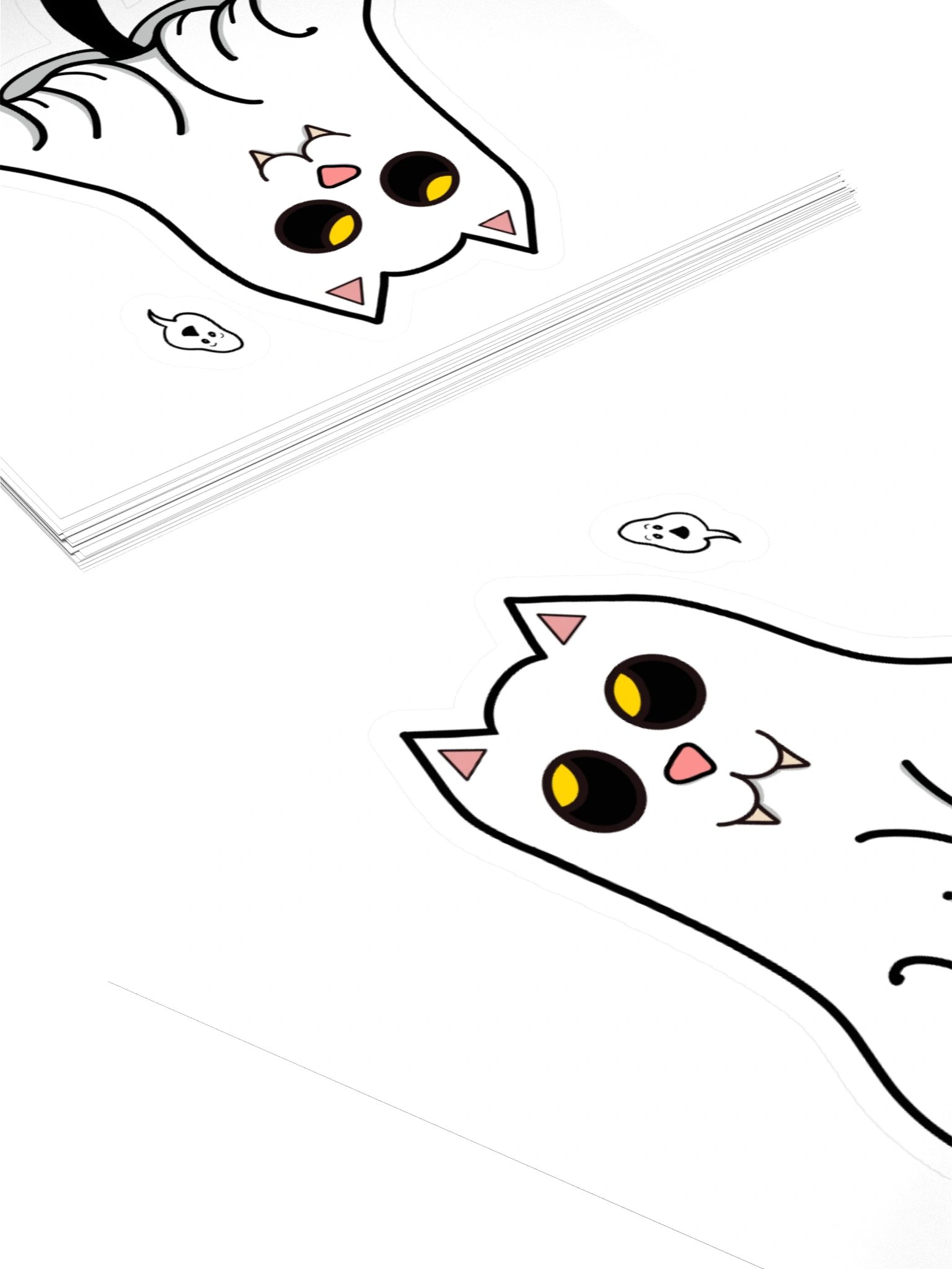 Sushi's Ghost Cat Sticker product image (10)