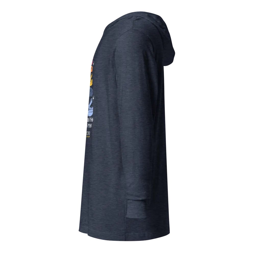 Crocin' Around the Christmas Tree Bella+Canvas Long Sleeve Hooded T-Shirt product image (4)