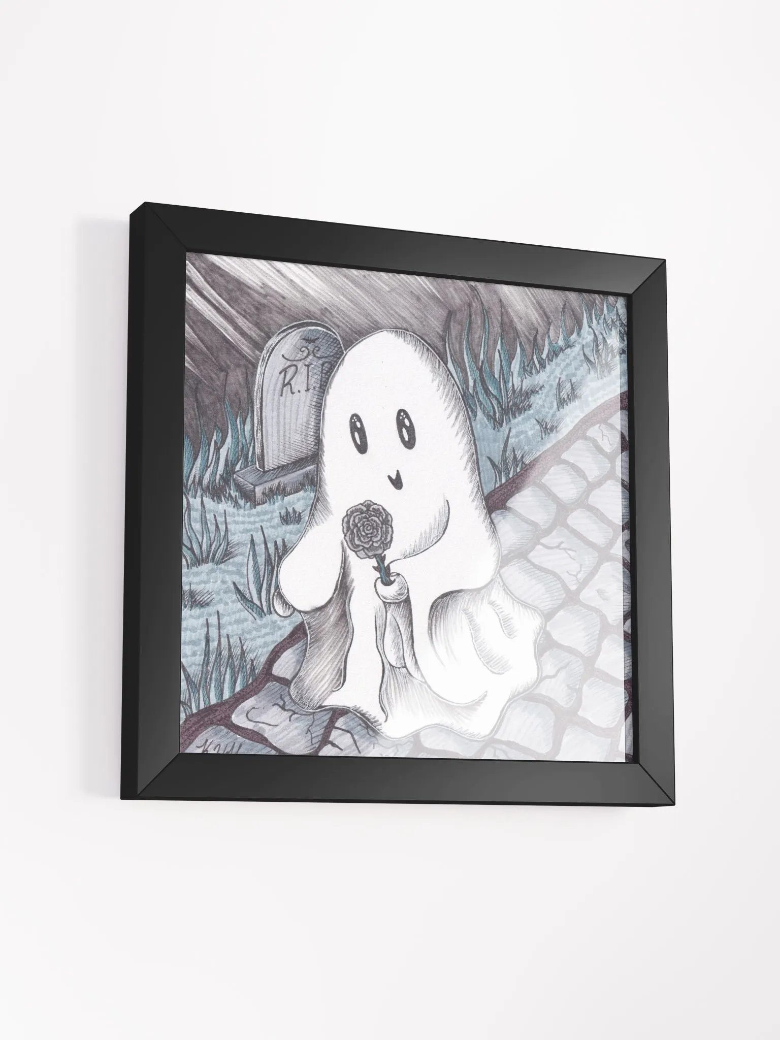 Rose Ghost Framed Poster product image (13)