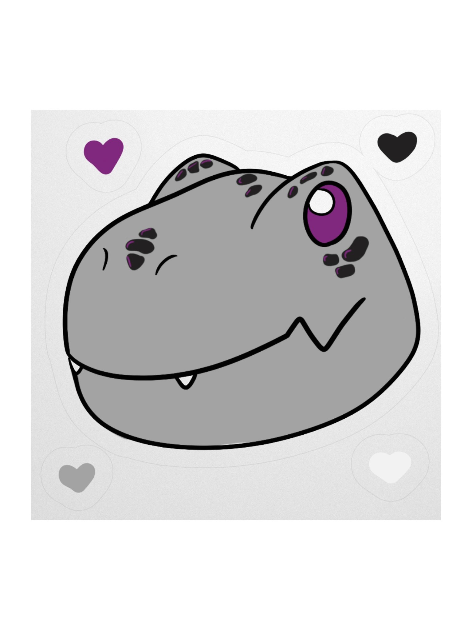 Pride Dinos - Asexual T. Rex product image (2)