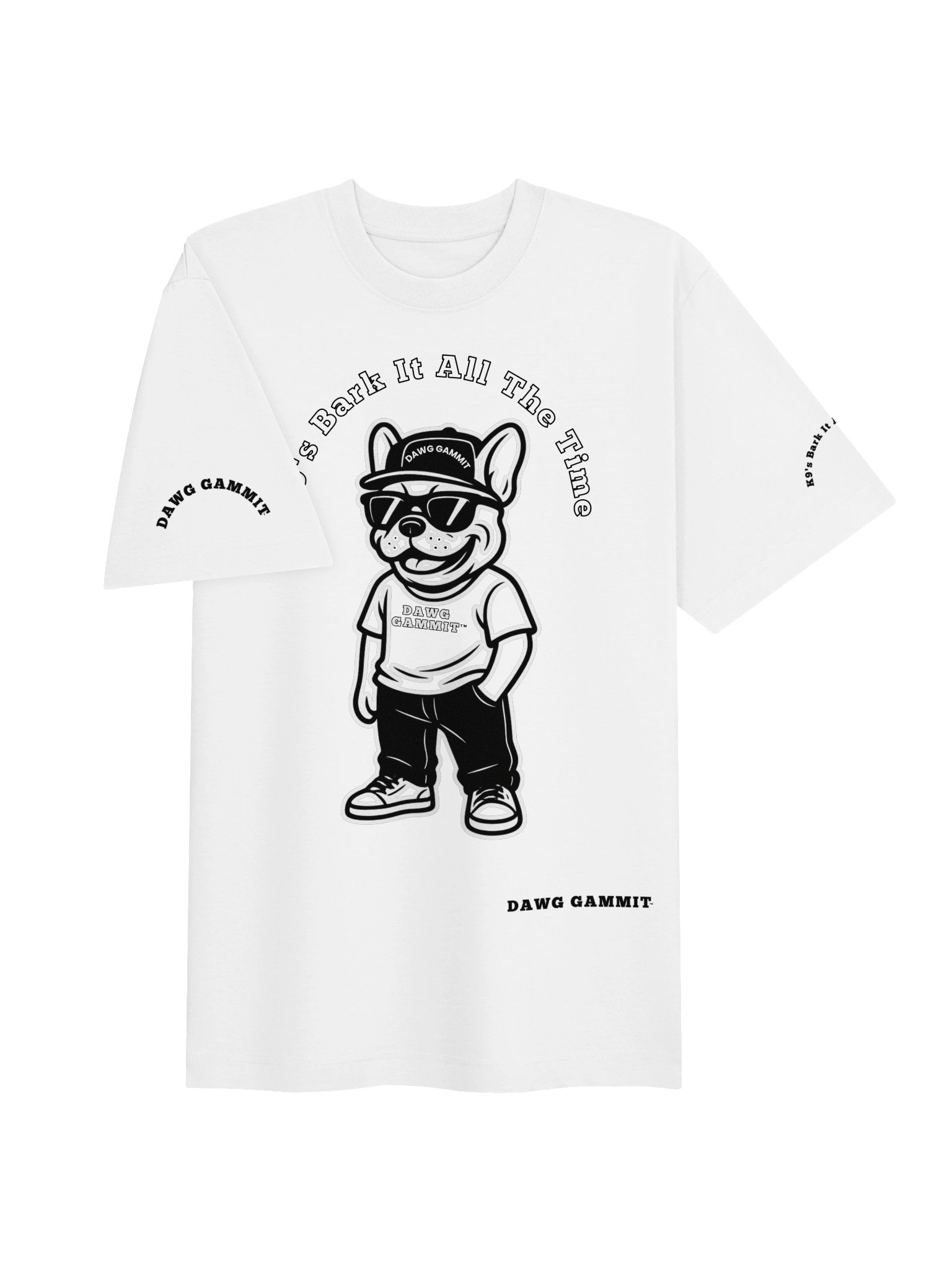 DAWG GAMMIT French Bulldawg Heavy T-shirt product image (3)