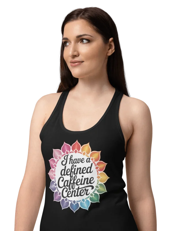 Defined Caffeine Center Human Design Funny Tank Top product image (30)