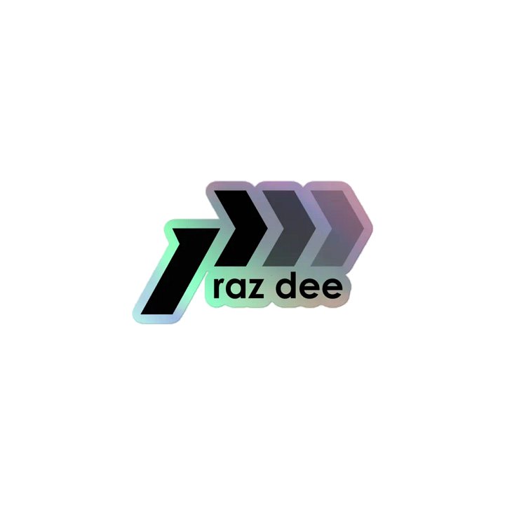 Holographic Raz Dee Stickers product image (1)