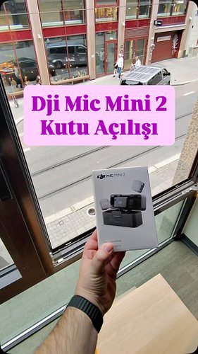 Dji Mic Mini 2 ve renkli kapakları kutudan çıkıyor 🤷‍♂️ #djimicmini2 #djimic #osmopocket4