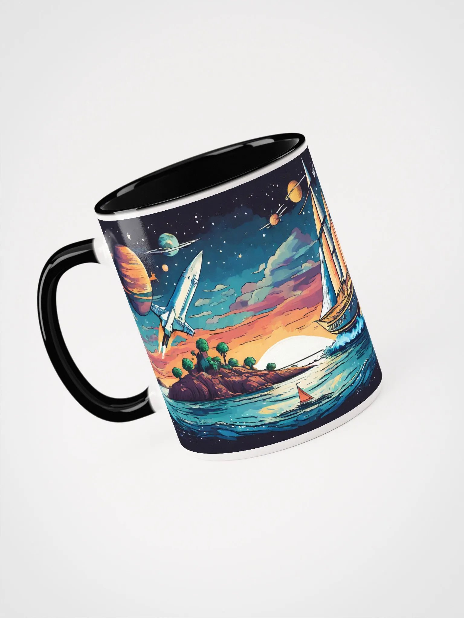 Summer Wind Charters: Space Sail Mug product image (4)