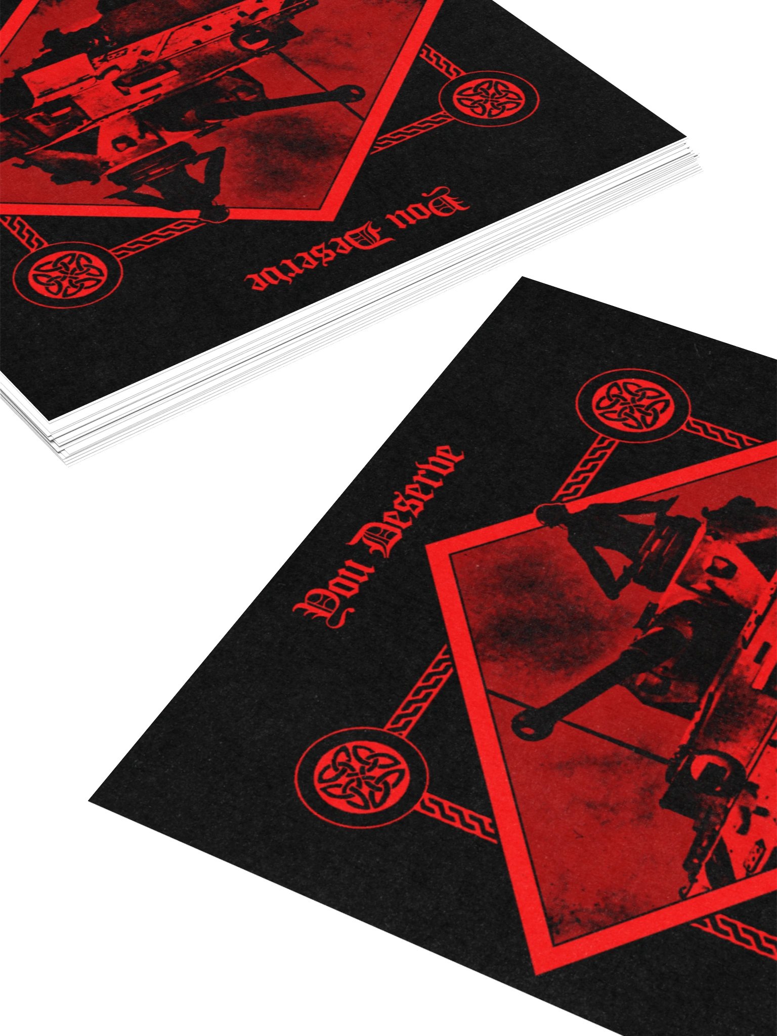 INTOLERANT DIVISION STICKER RED product image (10)
