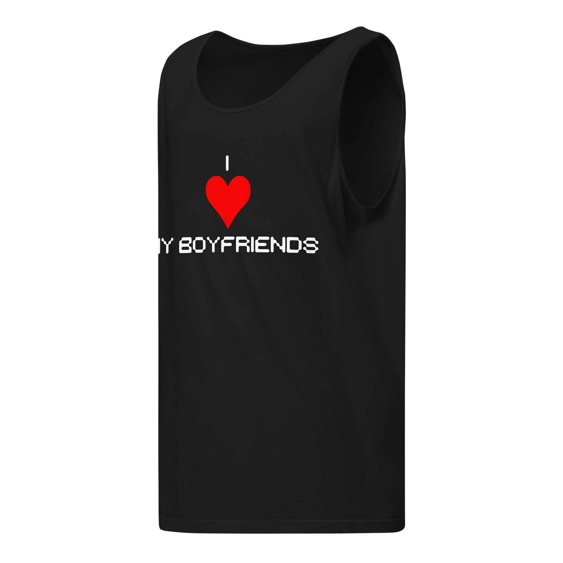 I Love My Boyfriends Unisex Tank Top product image (14)