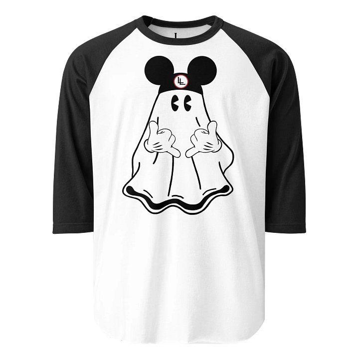 Disnerd Spector Spooks Raglan | White/Black product image (1)