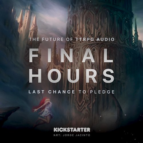 Monument Studios' Kickstarter for their Fantasy+ tabletop audio library is ending TOMORROW! Fantasy+ is an amazing TTRPG audi...