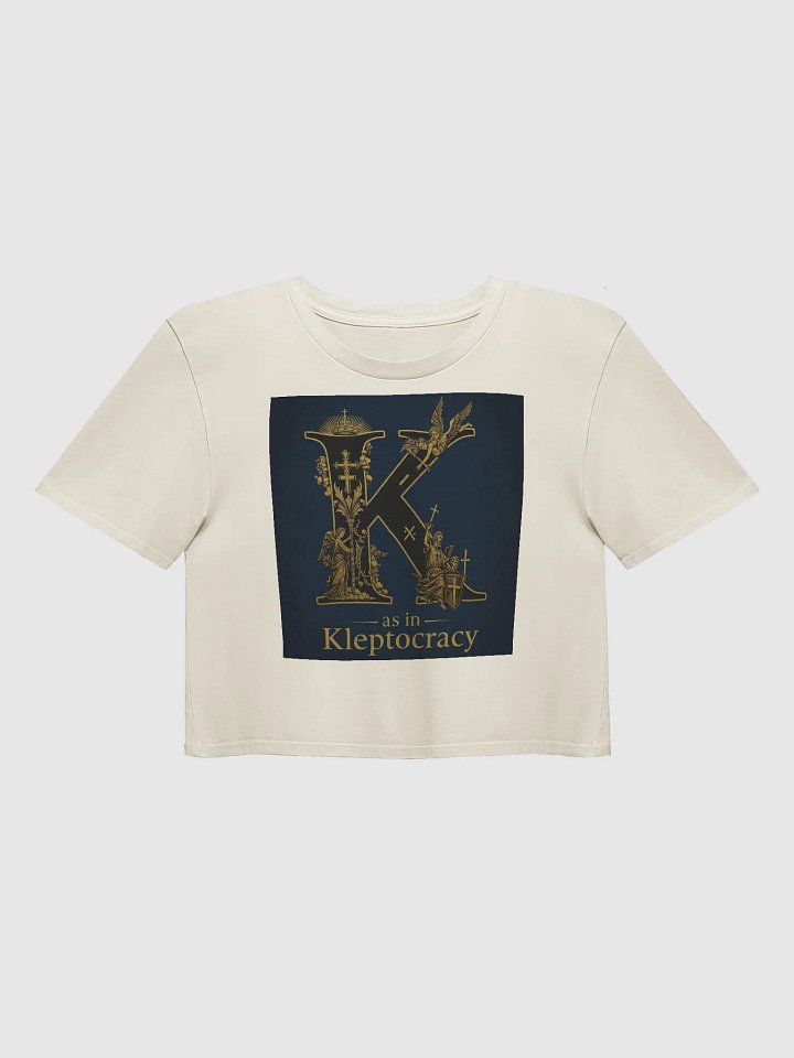 K as in kleptocracy croptop product image (1)