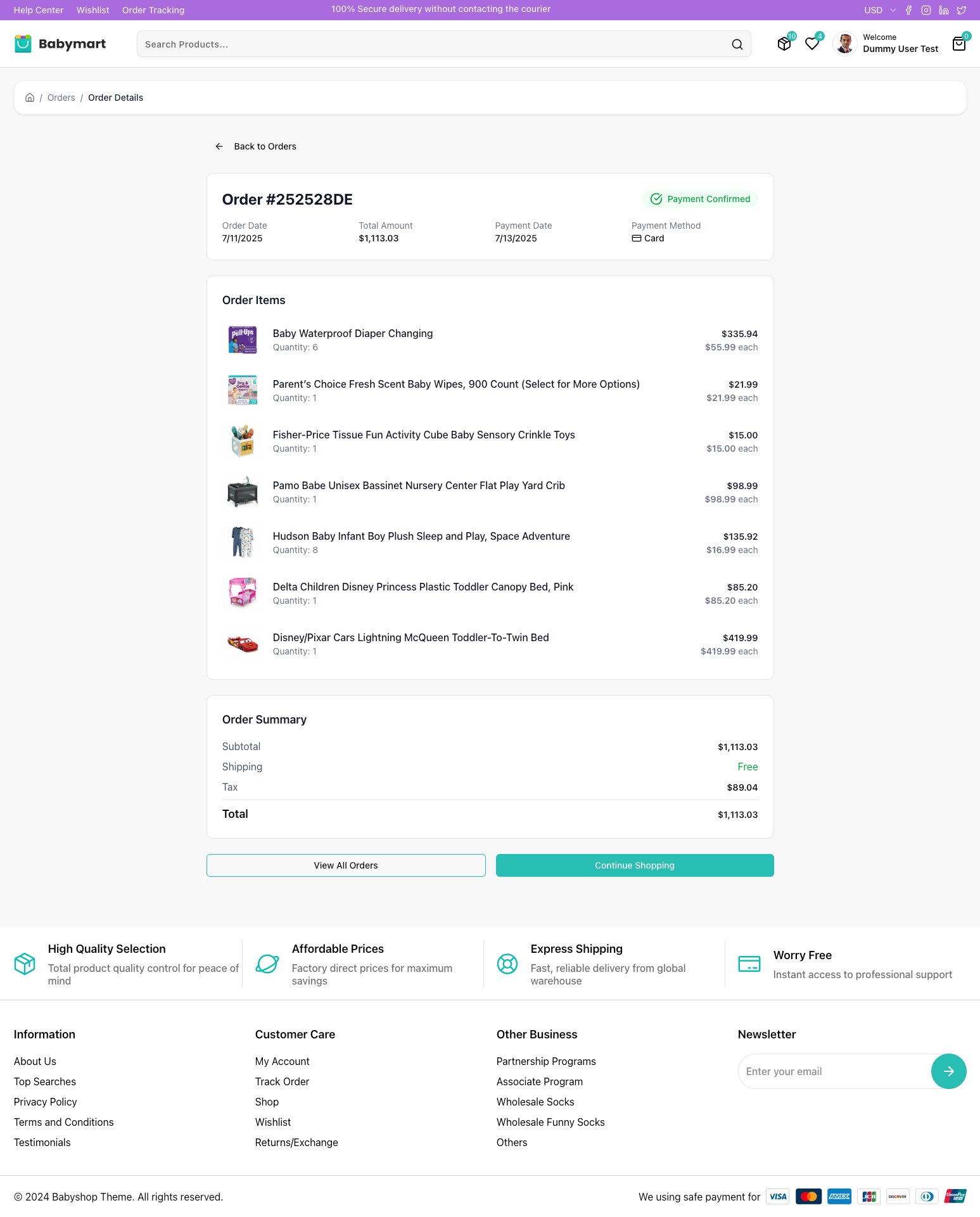 Complete E-commerce Solution - BabyShop Platform product image (11)