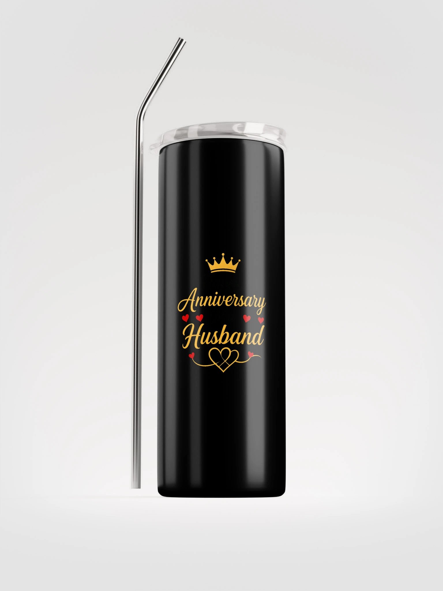 Happy Anniversary My Husband Tumbler - Crown product image (1)