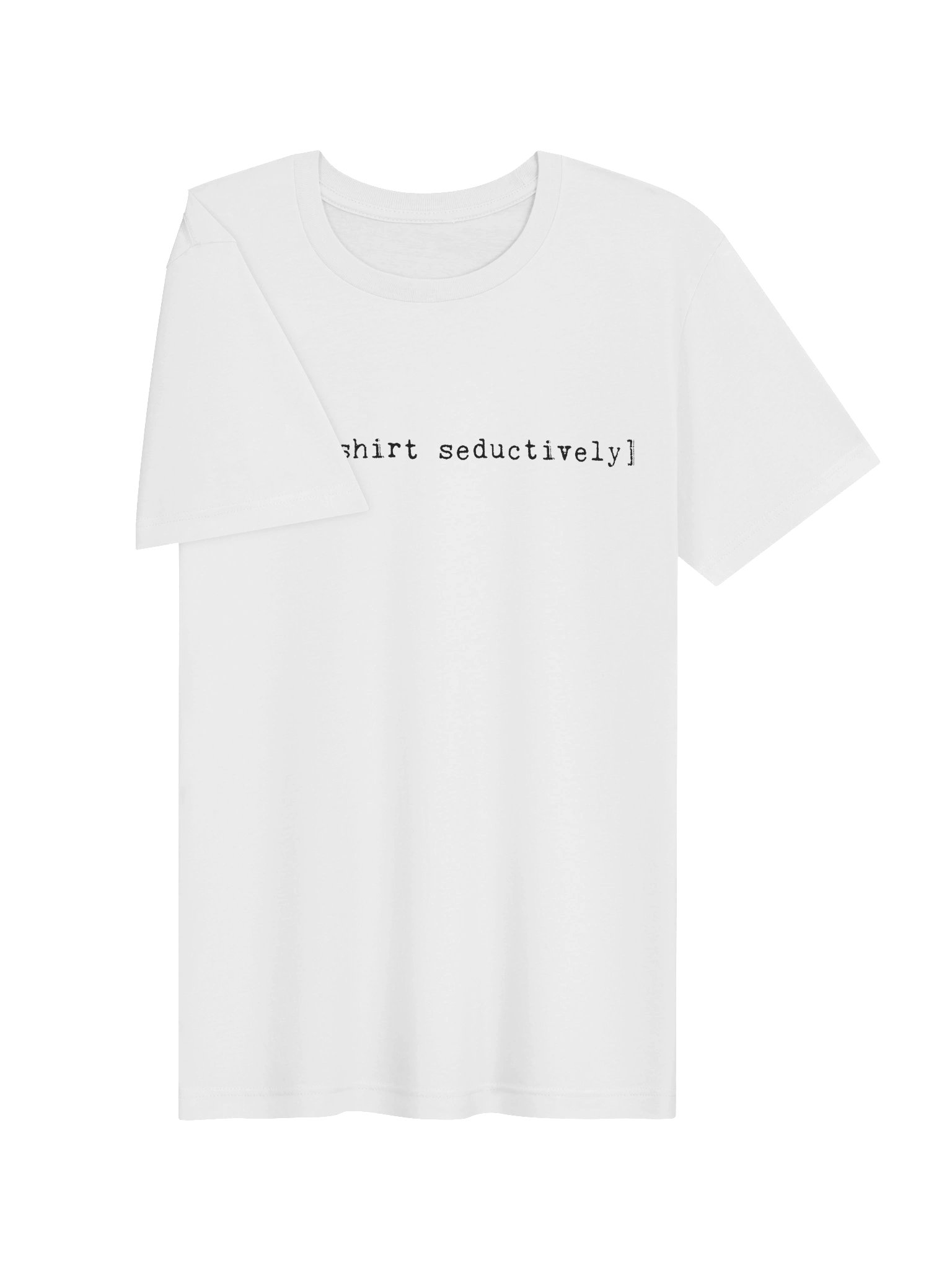Caption Crew Seductively Black Letter Tee product image (14)
