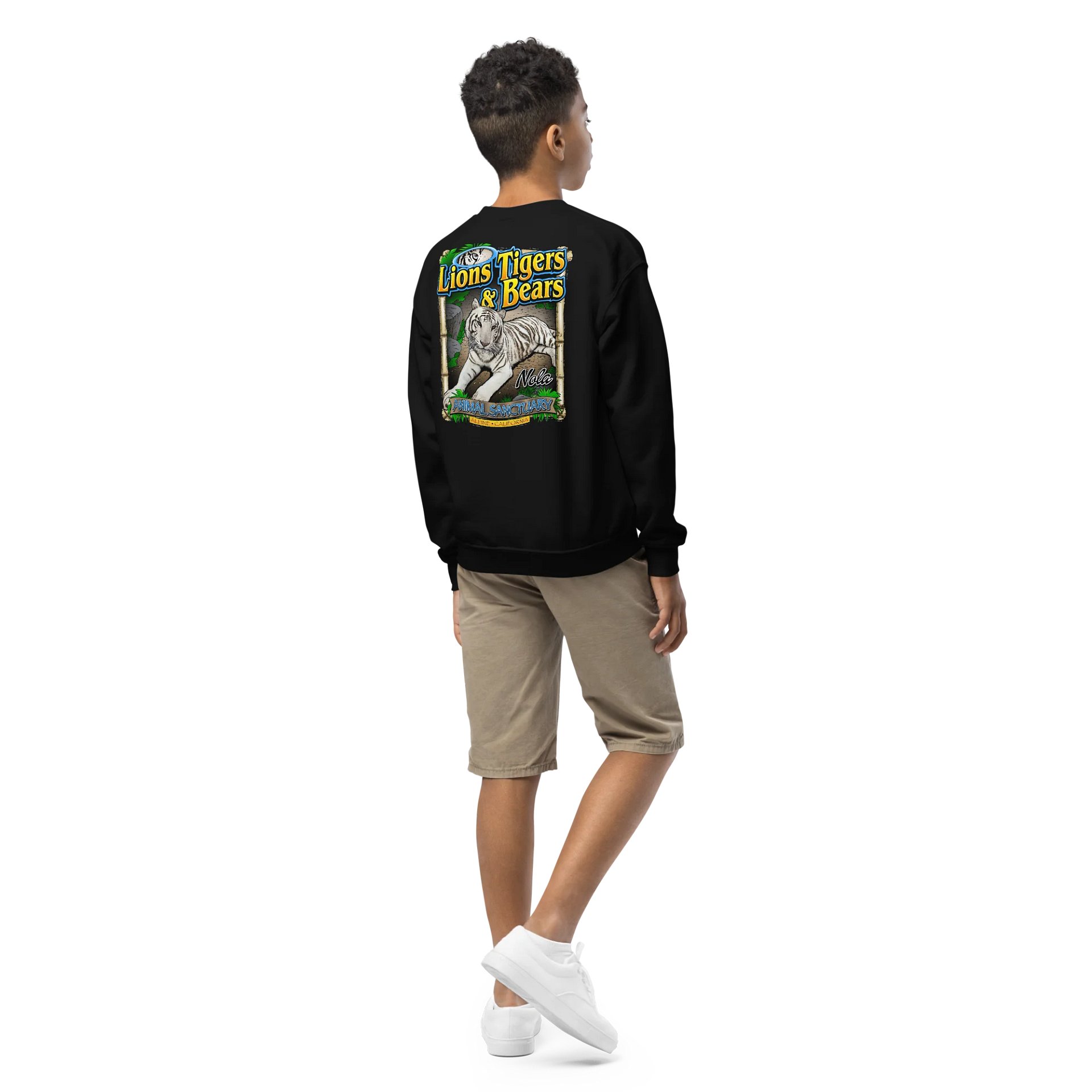 Nola Art Youth Crewneck Sweatshirt product image (3)