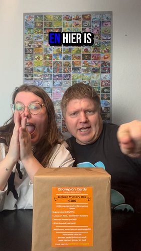 Vandaag zijn we weer terug met een hele vette Pokémon video! @championcards.nl verraste ons met deze te gekke mysterybox en w...