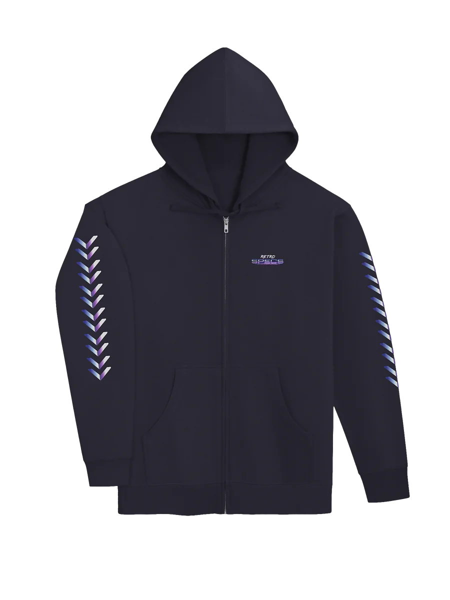RETRO SPECS: Fleece Zip Up Hoodie product image (3)