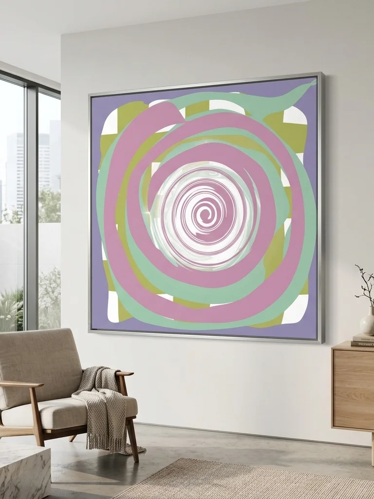 Premium Leinwand „Zentrierte Klarheit“ – Quadratisch product image (2)