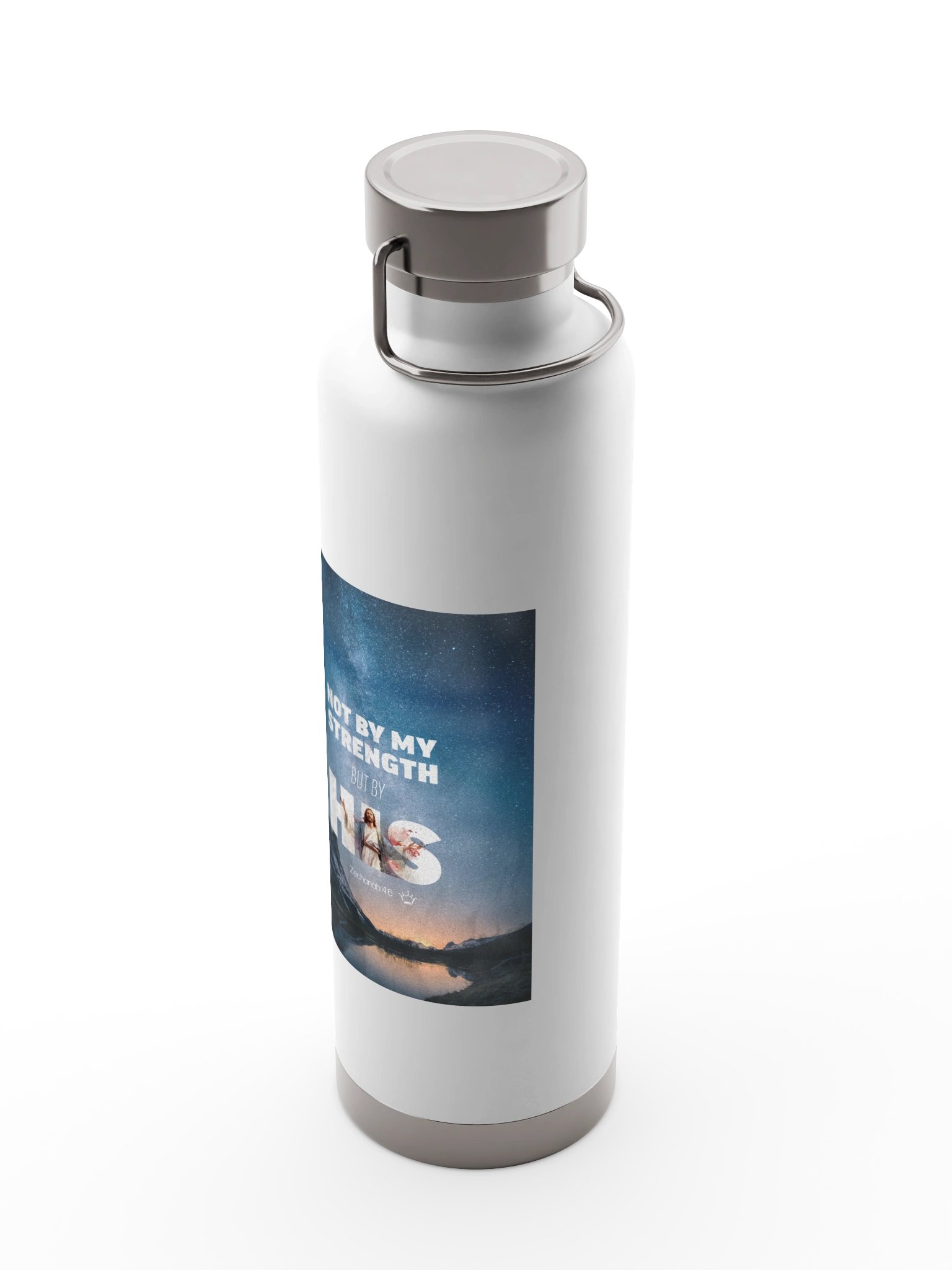 NOT BY MY STRENGTH Christian Poster Bottle - GYM Bottles Collection product image (5)