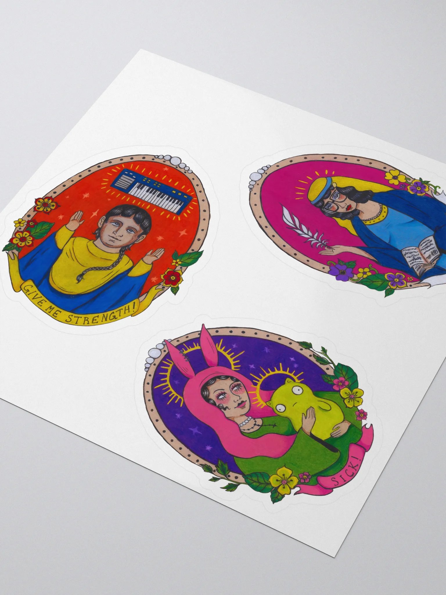 Burger Saints Mini Sticker Sheet product image (3)