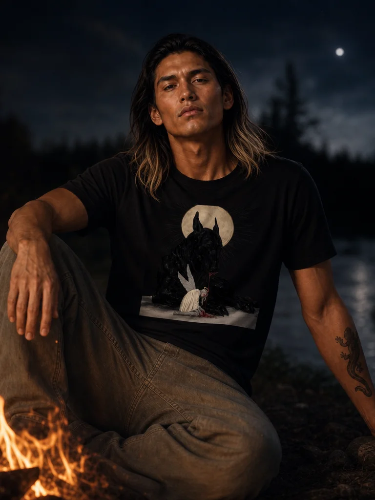 HEY MOON - MENS TSHIRT (Up to size 4x) product image (2)