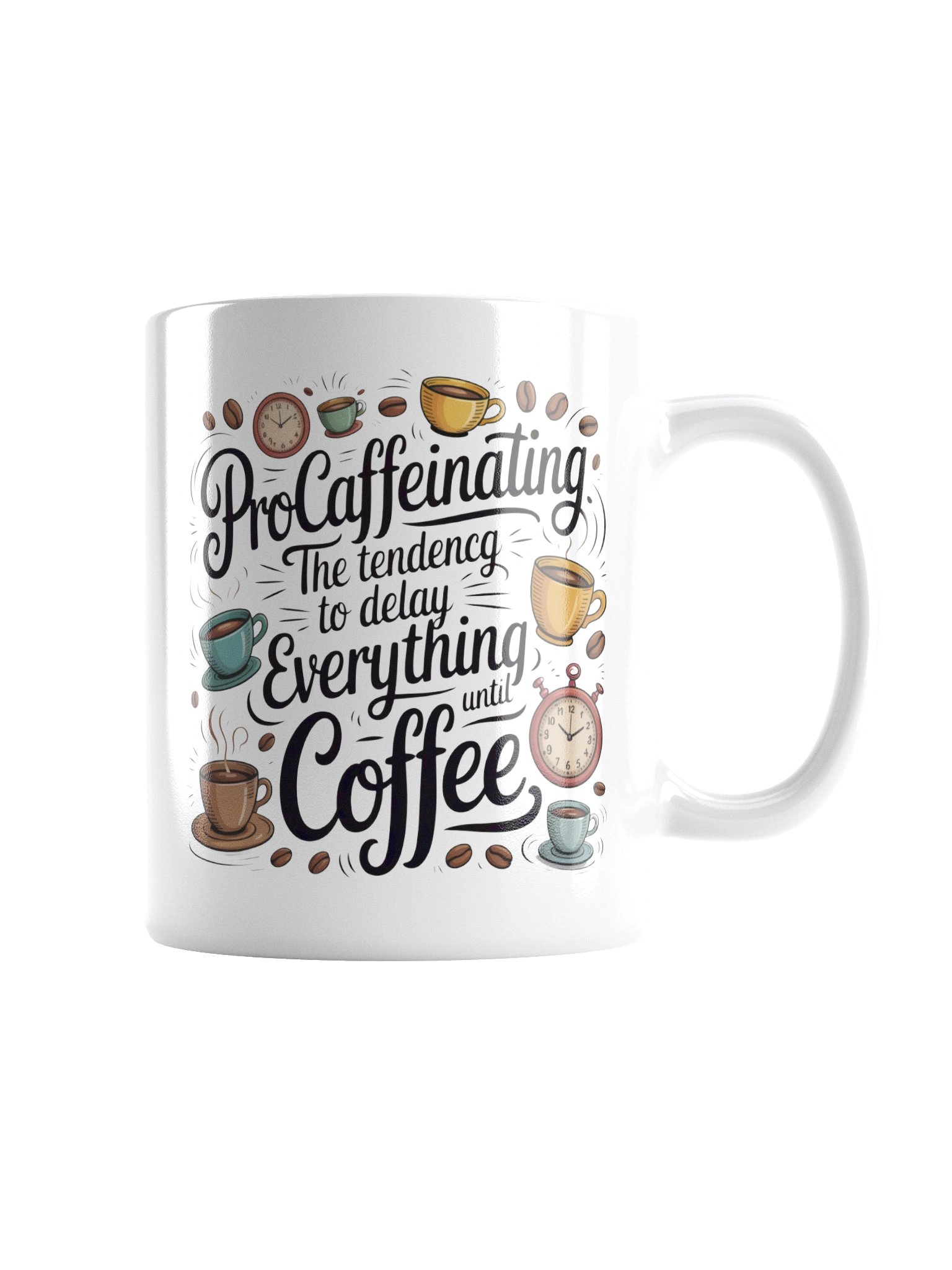 Procaffeinating Funny Coffee Mug – Procrastination Humor Gift product image (3)