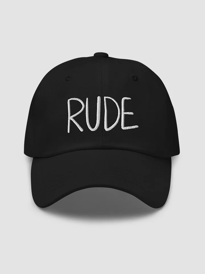 RUDE Dad hat [White Design] product image (2)