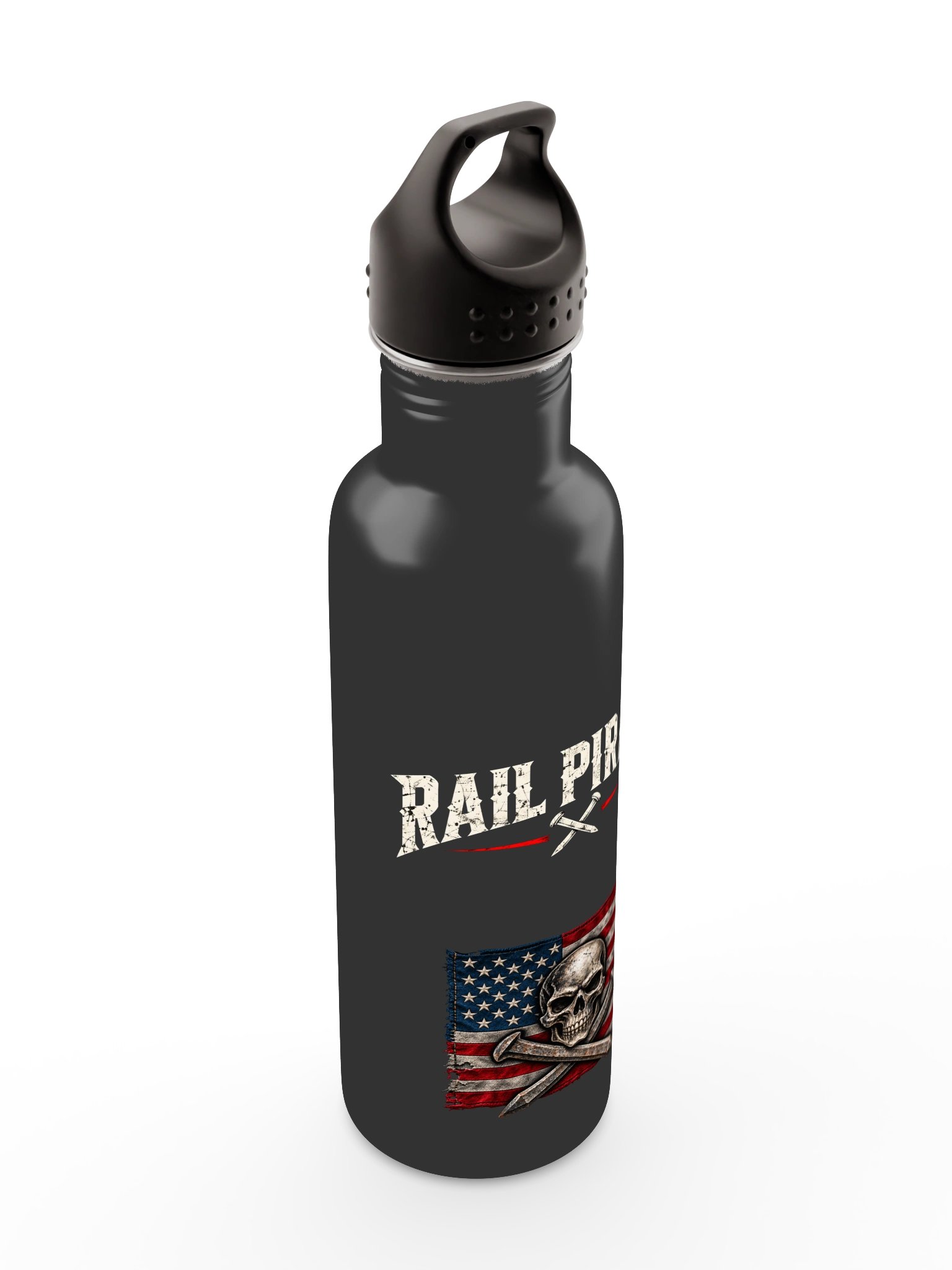Rail Pirate™ Wordmark & Flag H2Go Bottle — 24 oz product image (6)