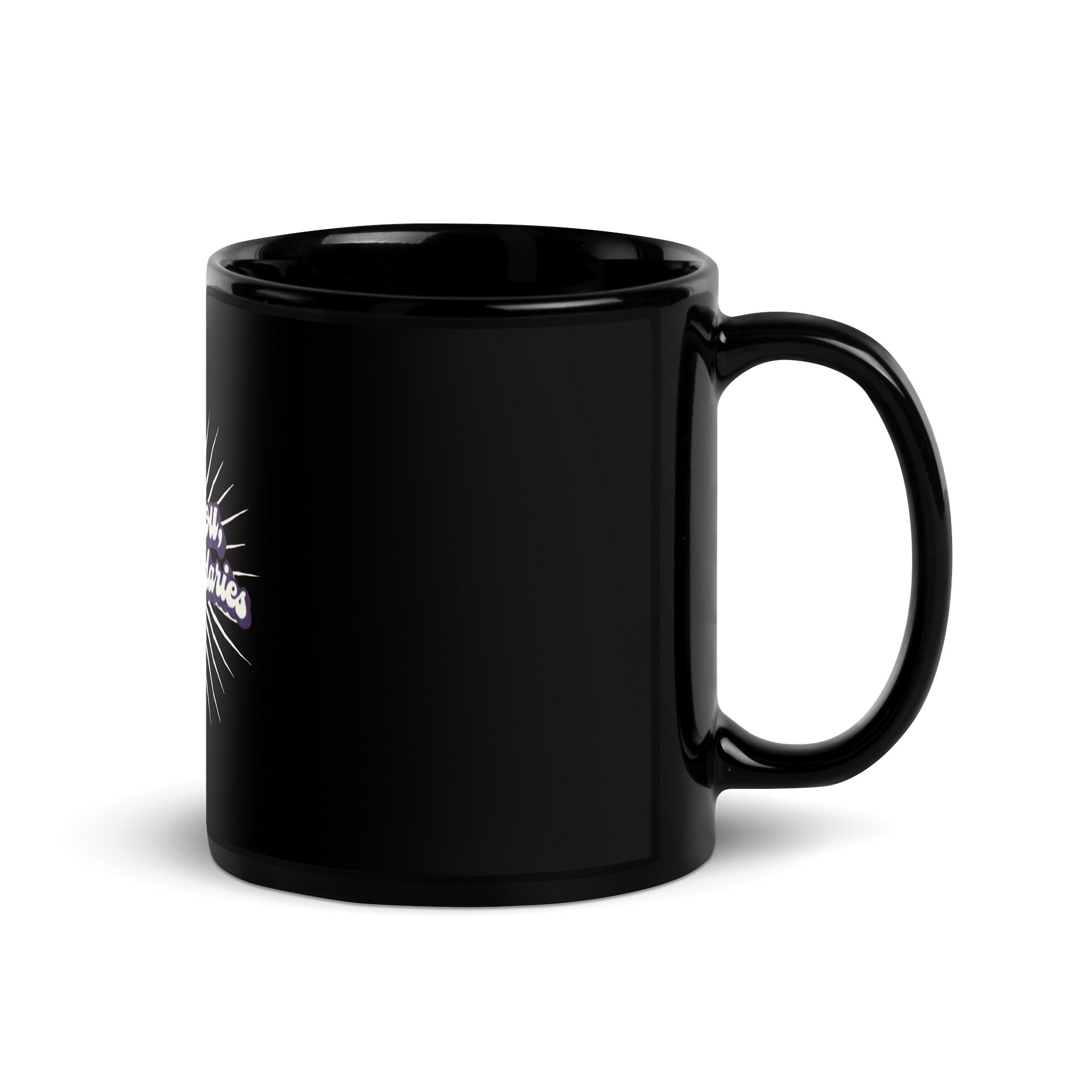 “I Love You With Boundaries” Black Coffee Mug product image (3)