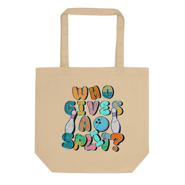 Who Gives A Split? Bowling Playful Pins Eco Tote product image (1)
