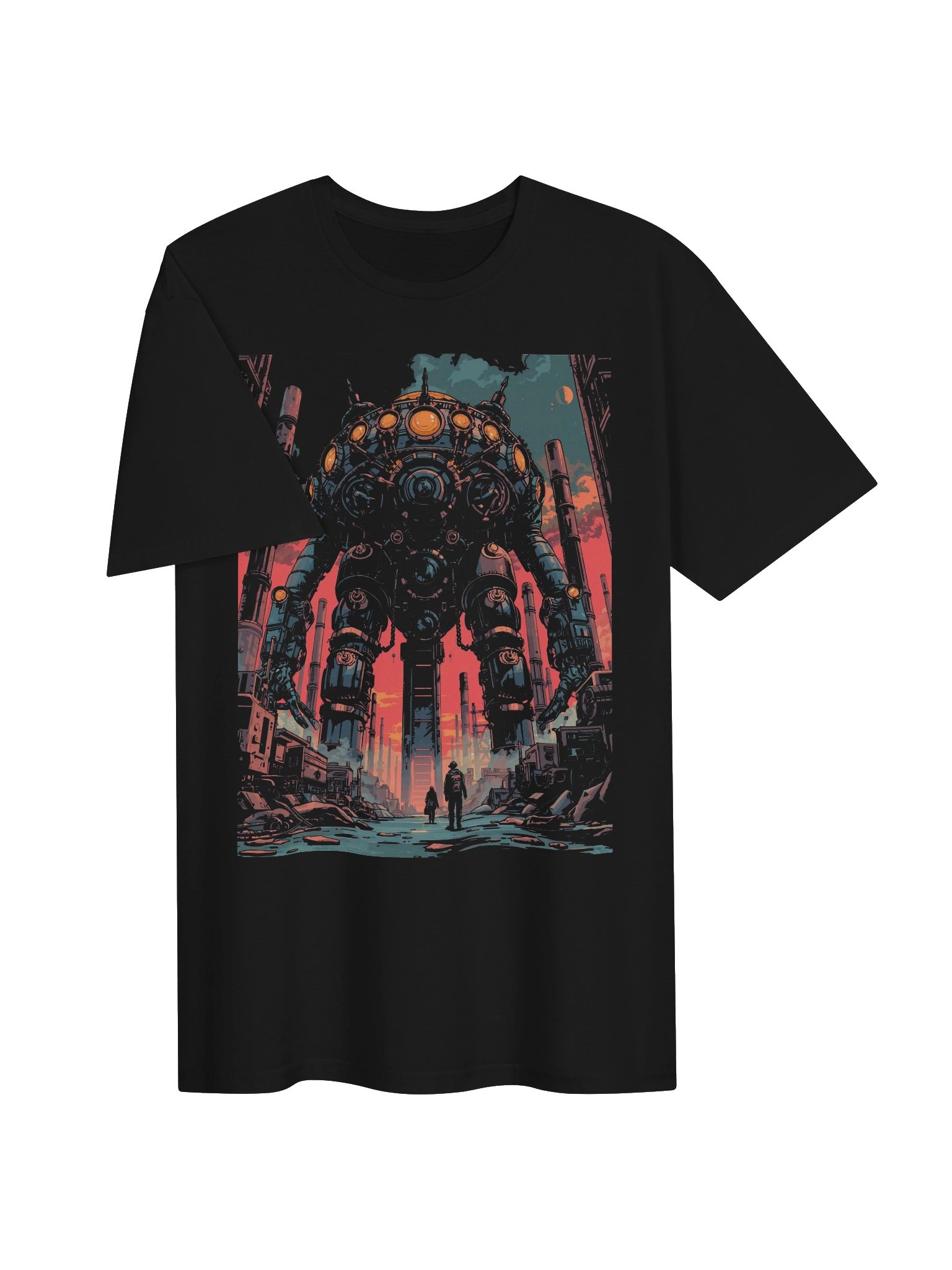 Giant Mech Retro-Futurist T-Shirt product image (6)