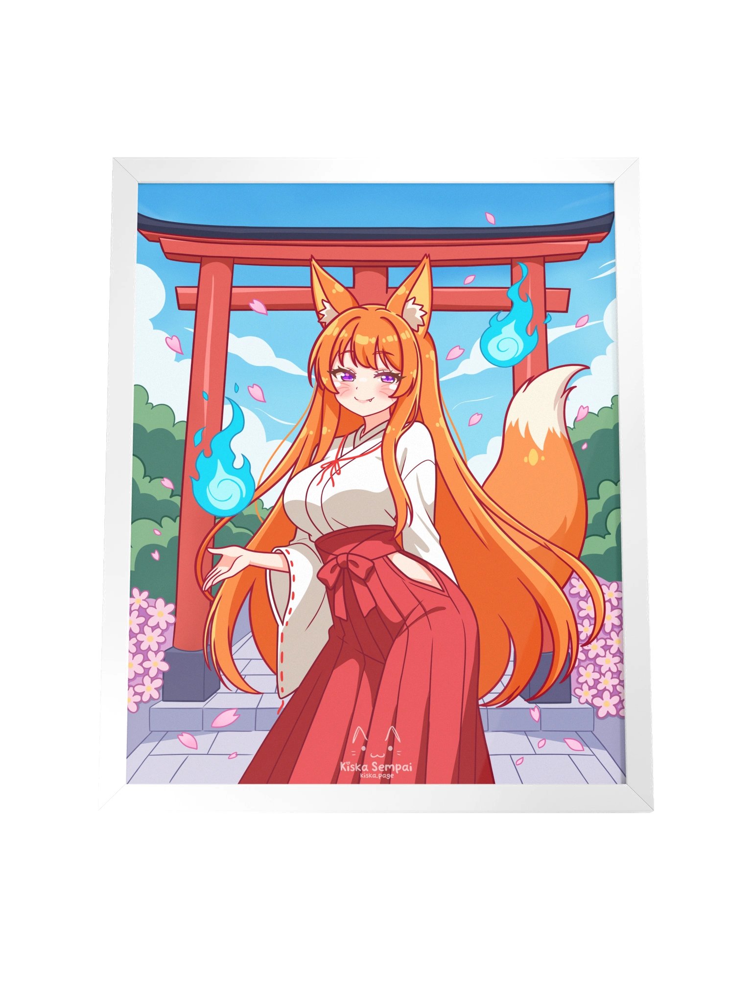 Shrine Maiden Konkon ☆ Framed Wall Art product image (4)