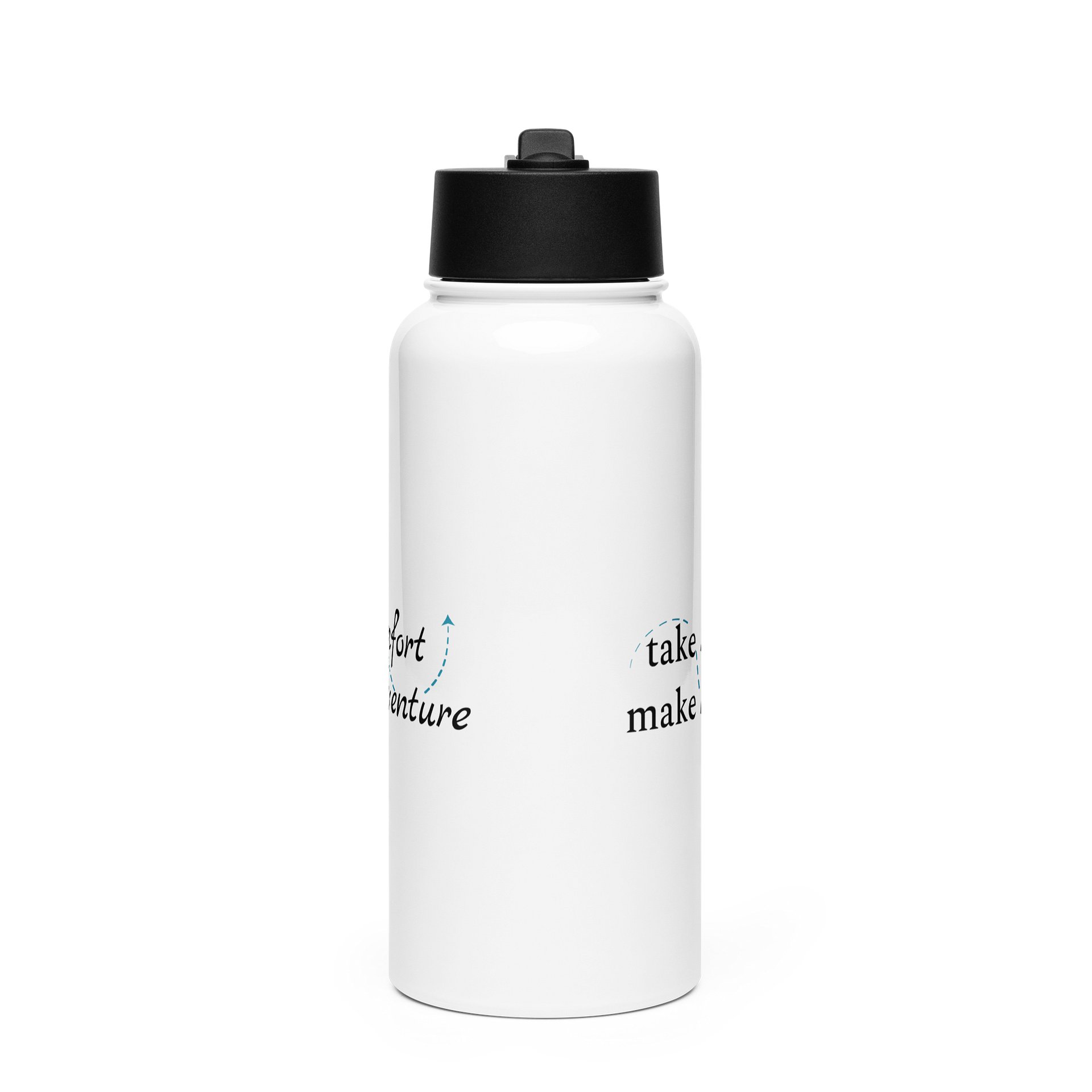 Leave Comfort, Find Adventure, Take Risks, Make Memories - Water Bottle product image (1)
