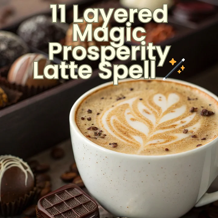11 Layered Prosperity Latte Magic Spell That Works! 🪄 product image (1)