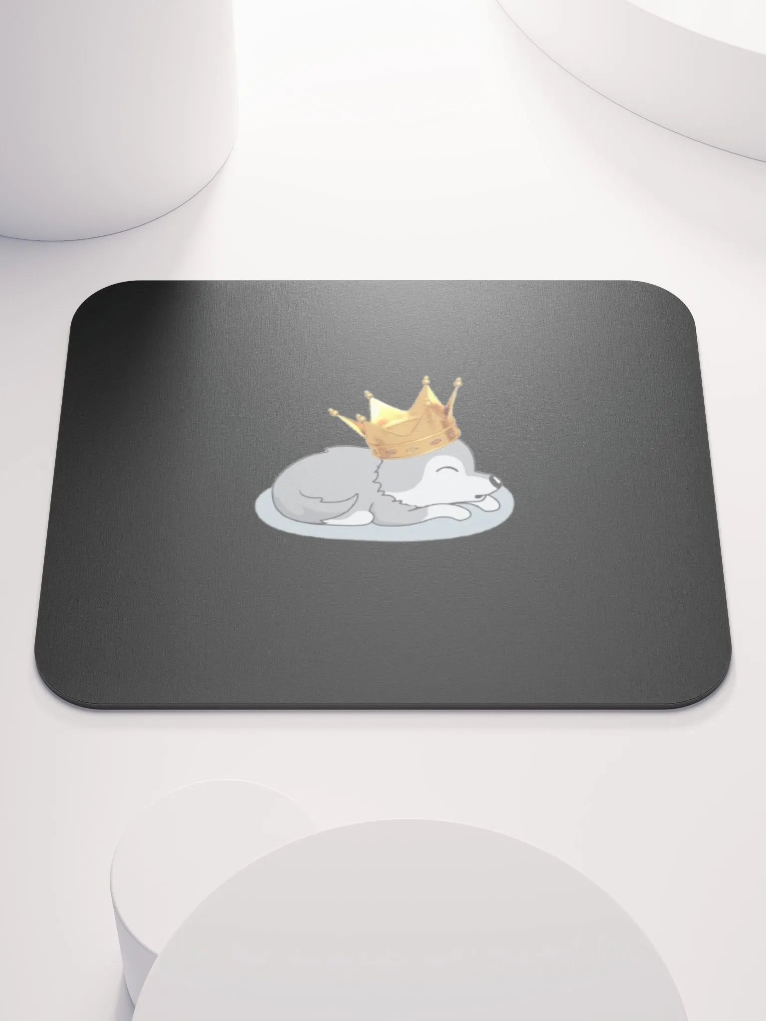 Sleepy Wolf Mouse Pad product image (1)