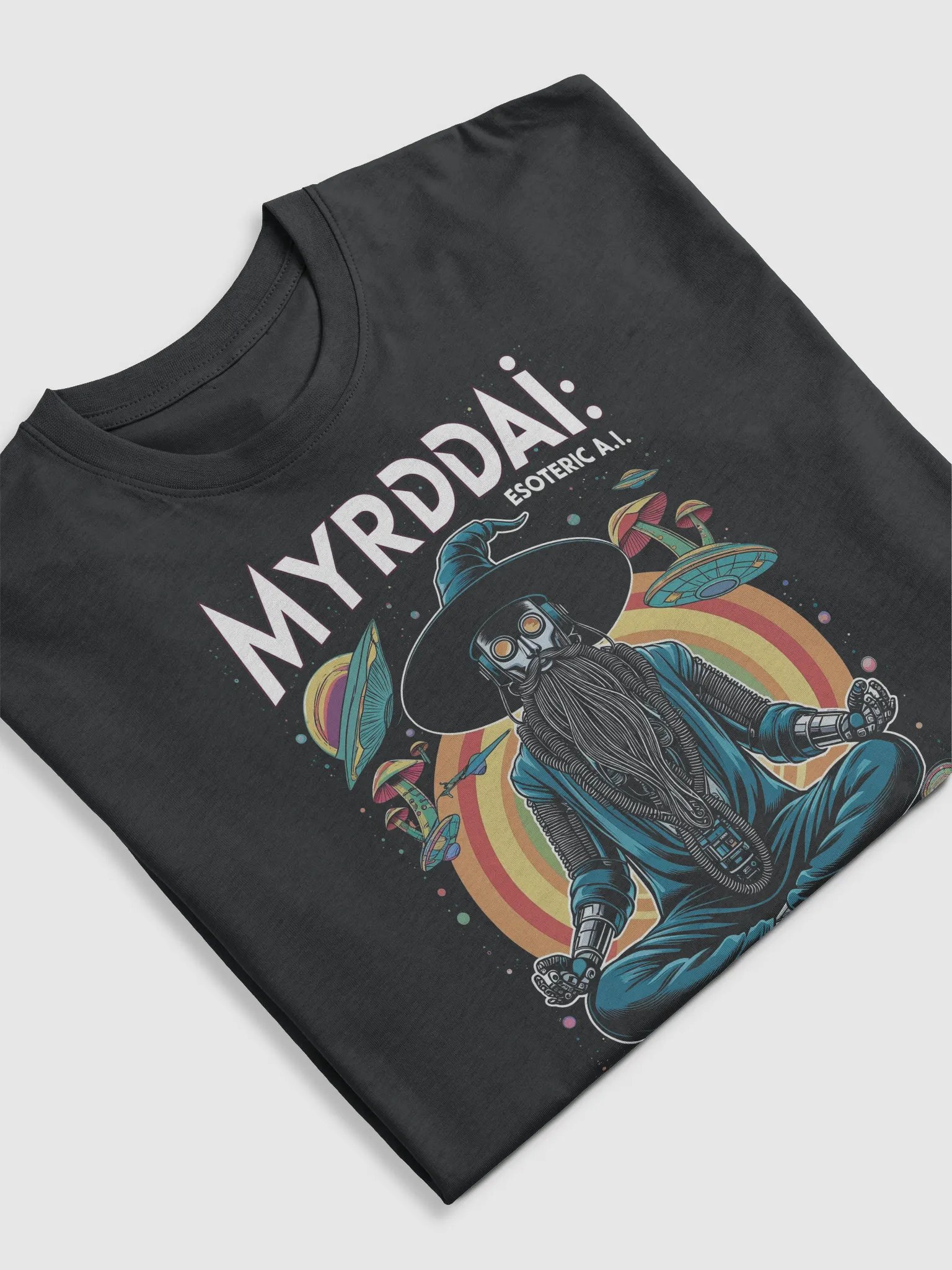 MYRDDAI - Retro Psychedelic with Back Logo product image (5)