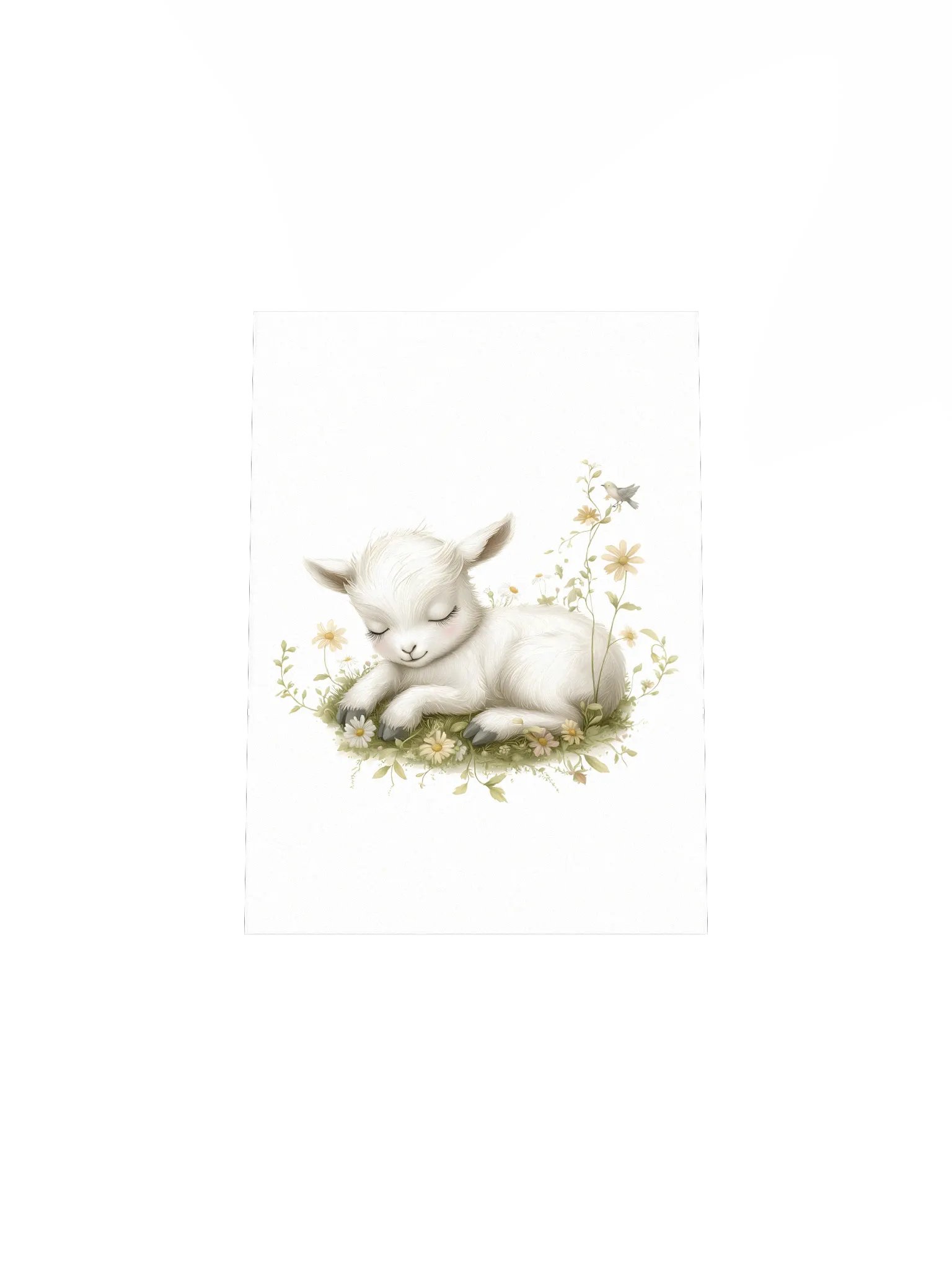 Cute Baby Goat Farm Animal Nursery Prints product image (5)