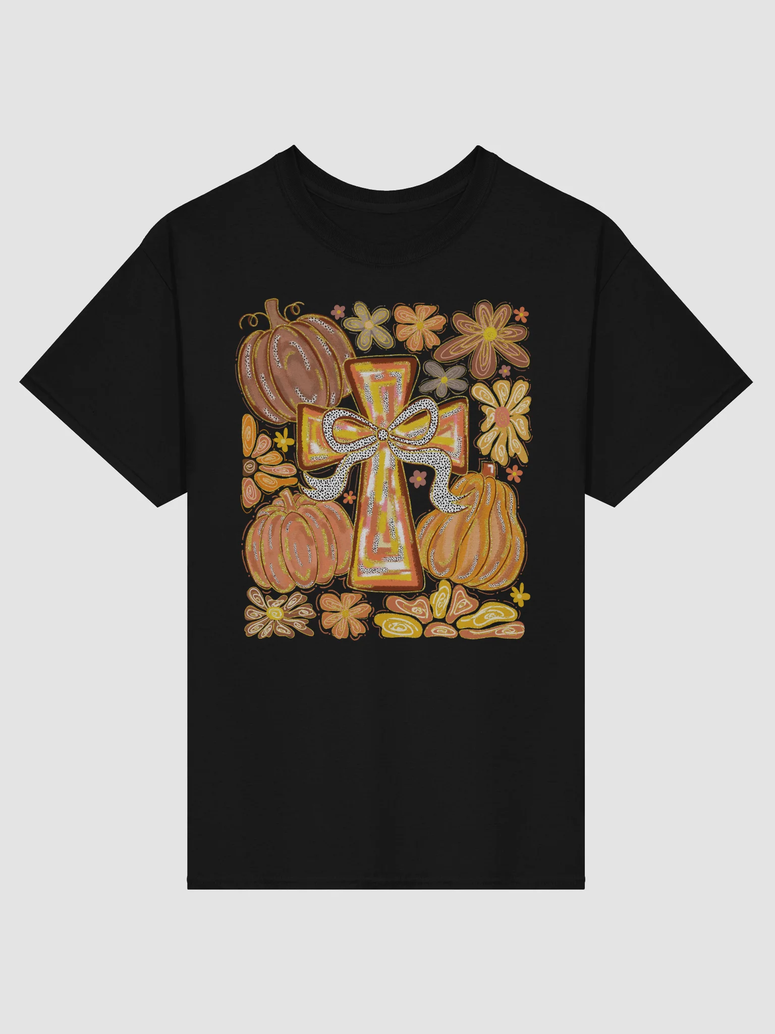 Pumpkin Cross T-Shirt product image (4)