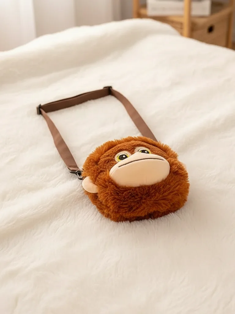 Punch's Pal Crossbody Bag | 20cm Plush Orangutan product image (6)