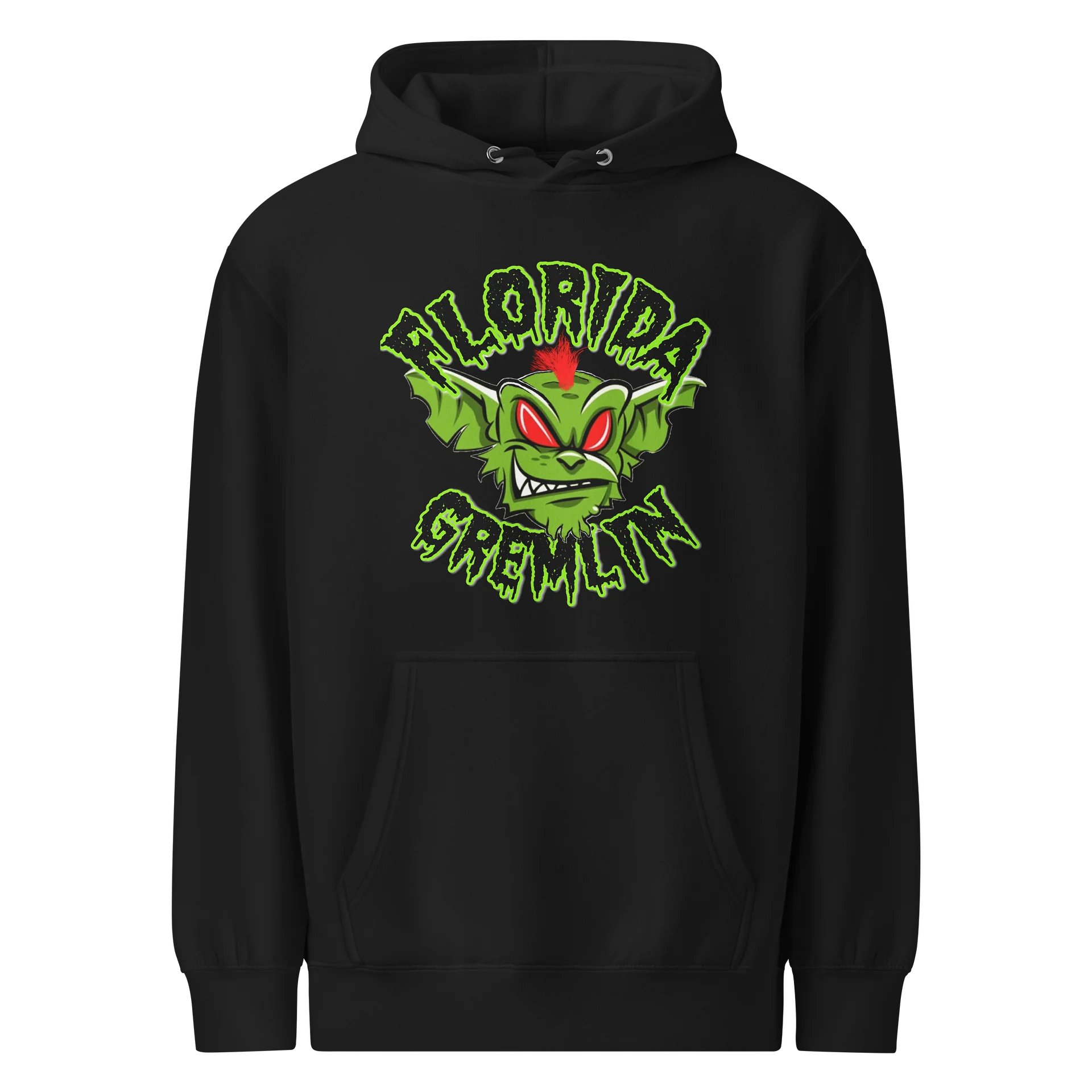 Florida Gremlin - Gremlin Face Pullover Hoodie(Green Variant) product image (1)