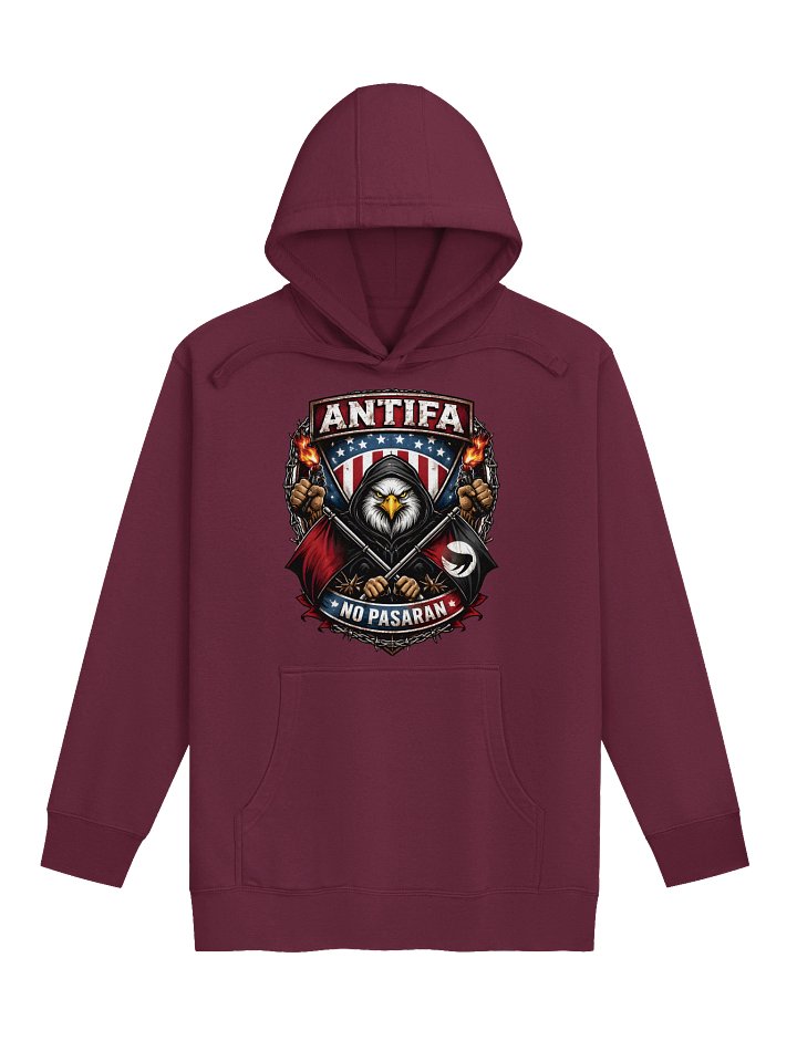Modern Antifa Eagle Unisex Hoodie product image (4)