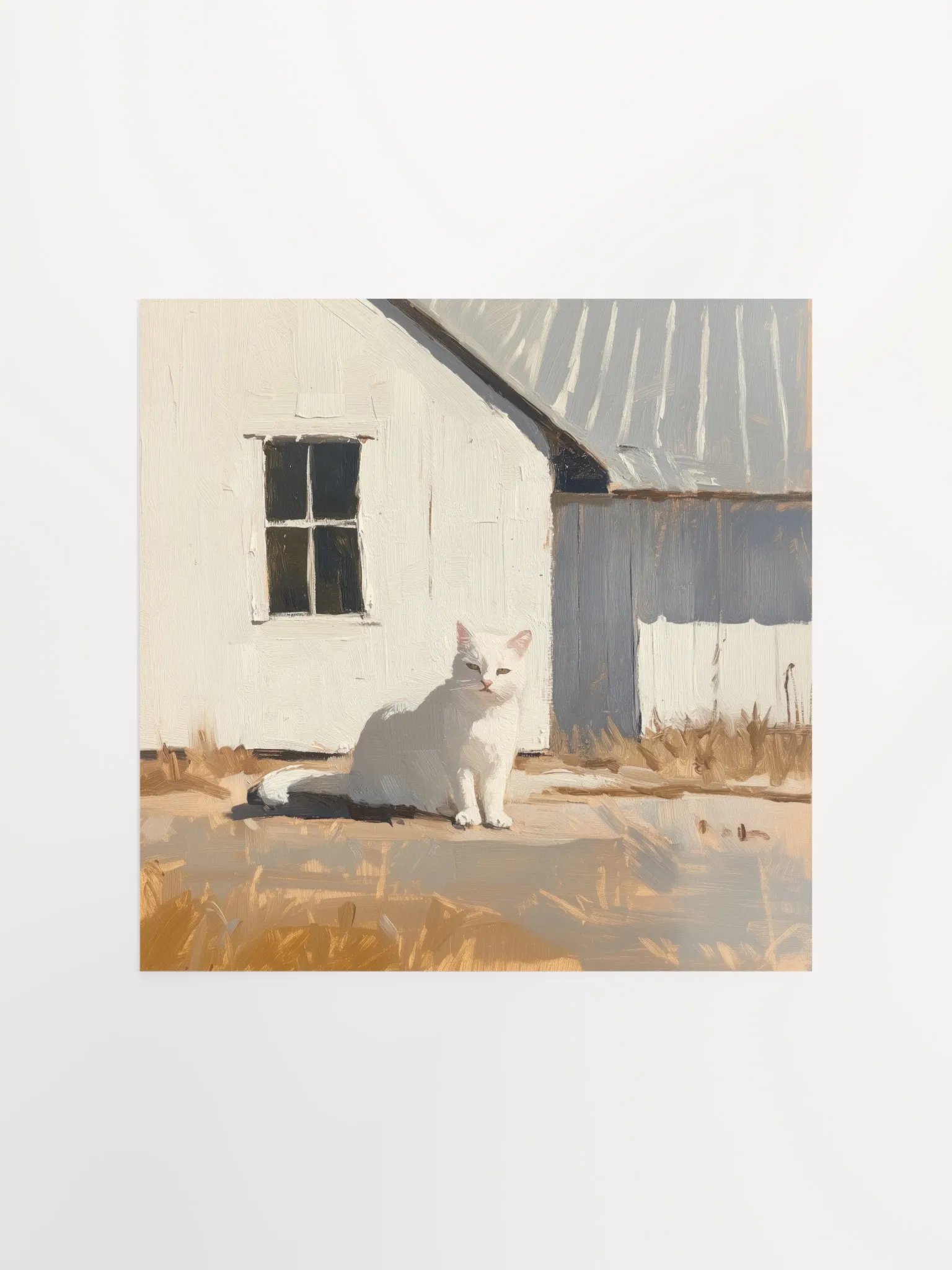 Modern Farmhouse: Sunlit Cat Art Print product image (5)
