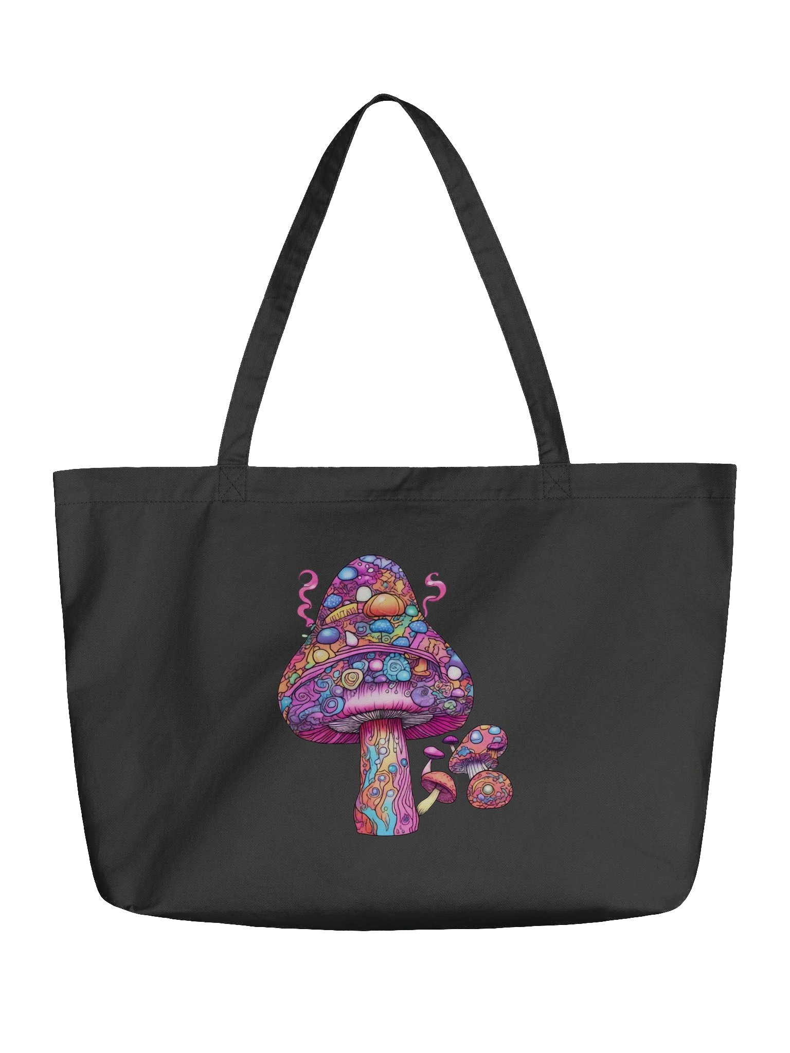 Magic Mushroom Cluster - Eco-conscious Organic Cotton Tote product image (1)
