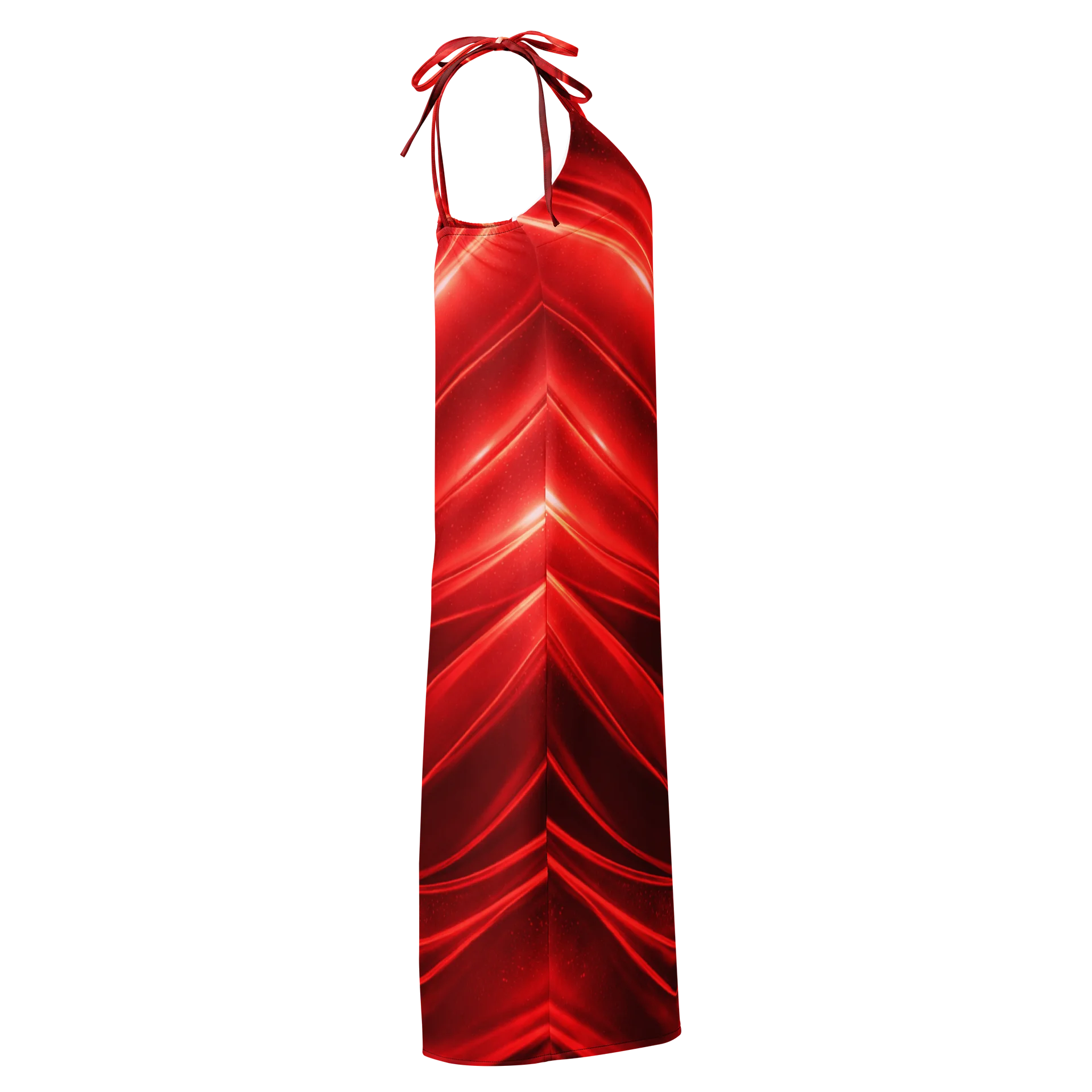 LetshyGo Red midi dress with a front side slit product image (5)