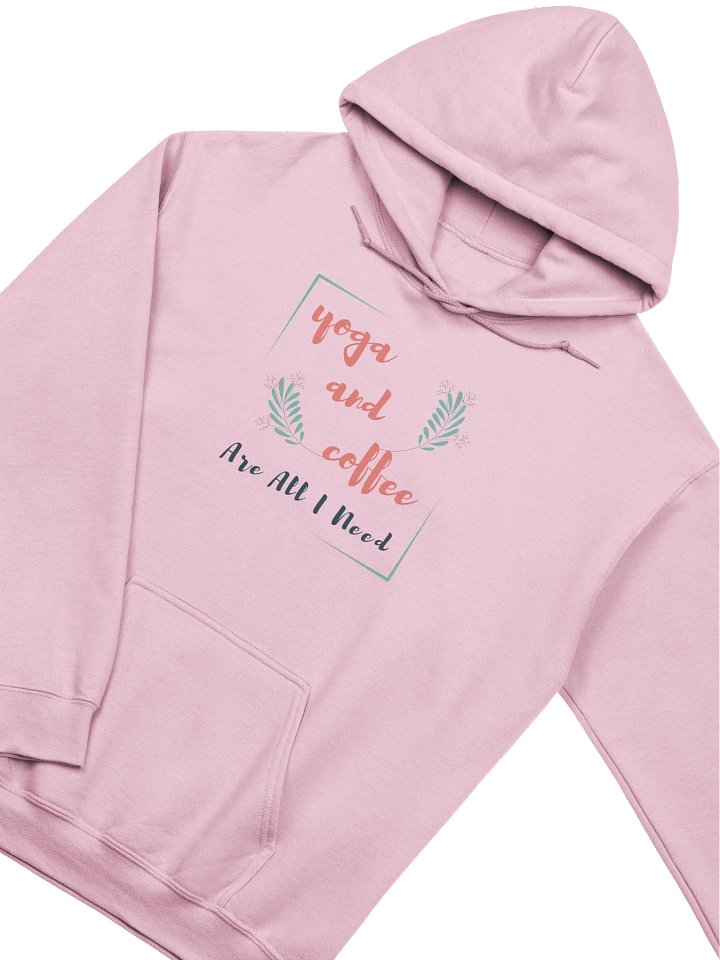 Yoga and Coffee Hoodie - Minimalist Comfort Wear product image (2)