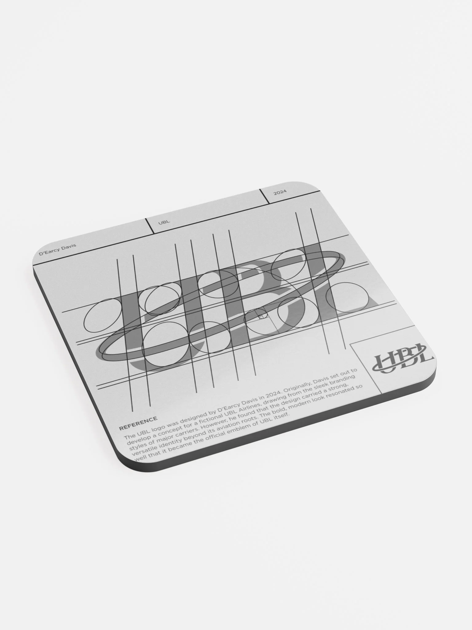 UBL Logo Guidelines Coaster product image (2)