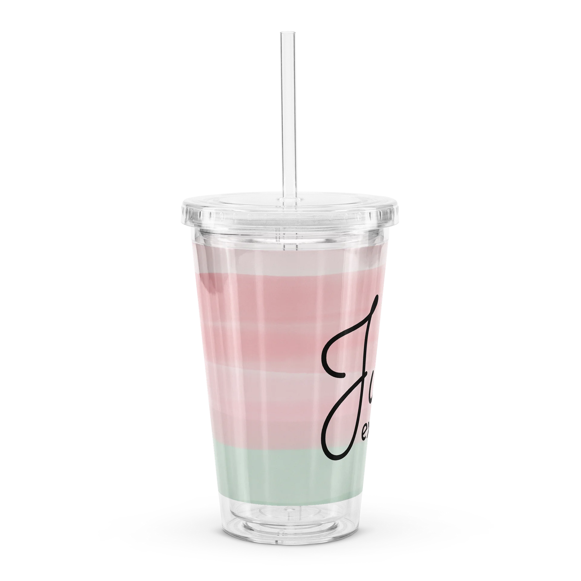 Just Existing Tumbler Cup with Straw #1 product image (3)