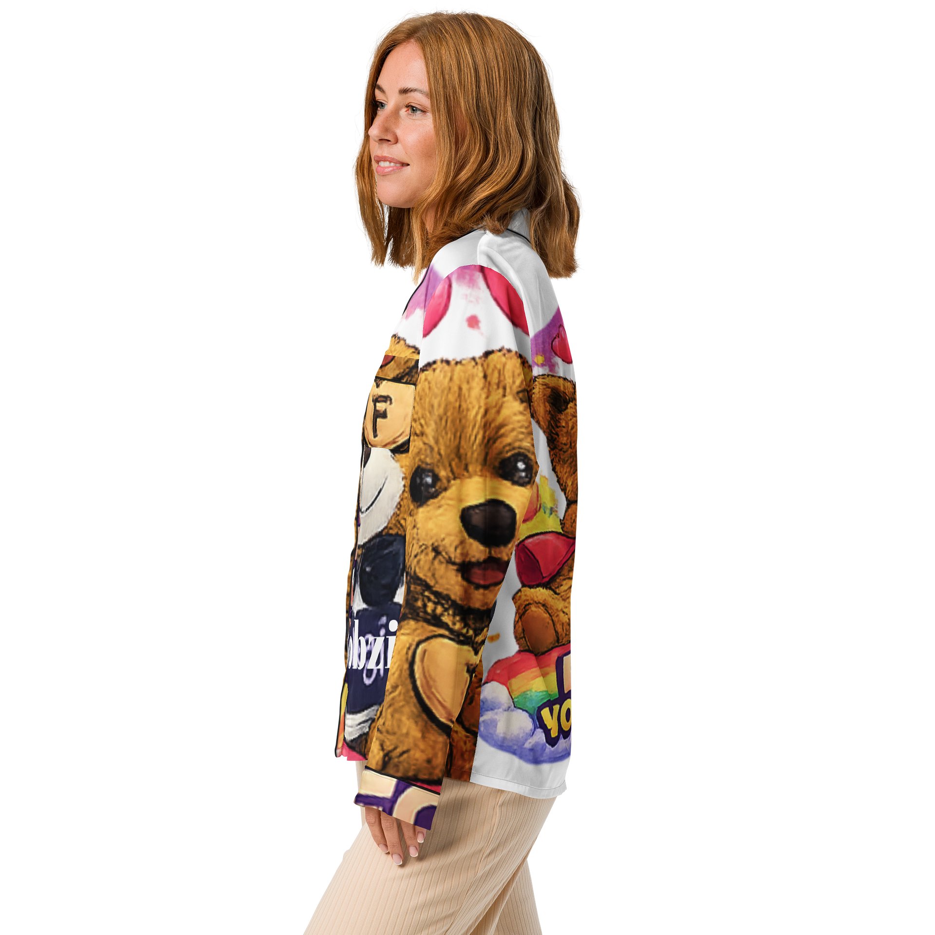 Fayzie & Bobzie Rainbow Love Women’s Pajama Top | Cozy Comfort Edition by FayzieBobs product image (4)