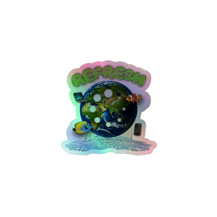 Refresh - Holographic Sticker product image (1)