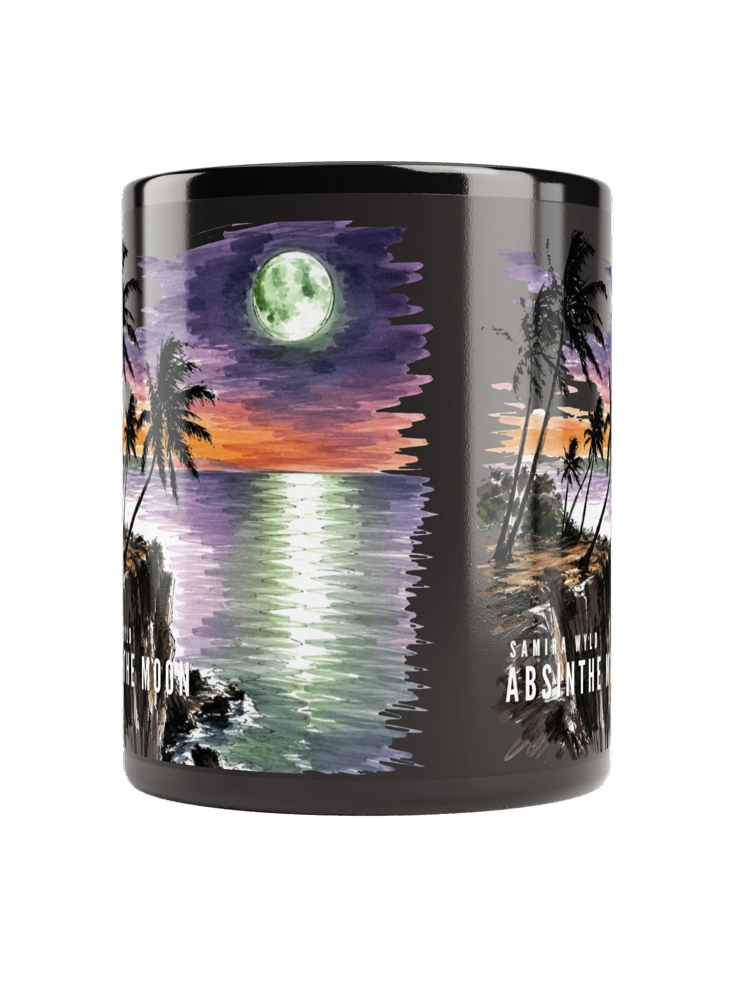Absinthe Moon Sketch Edition Black Mug product image (4)