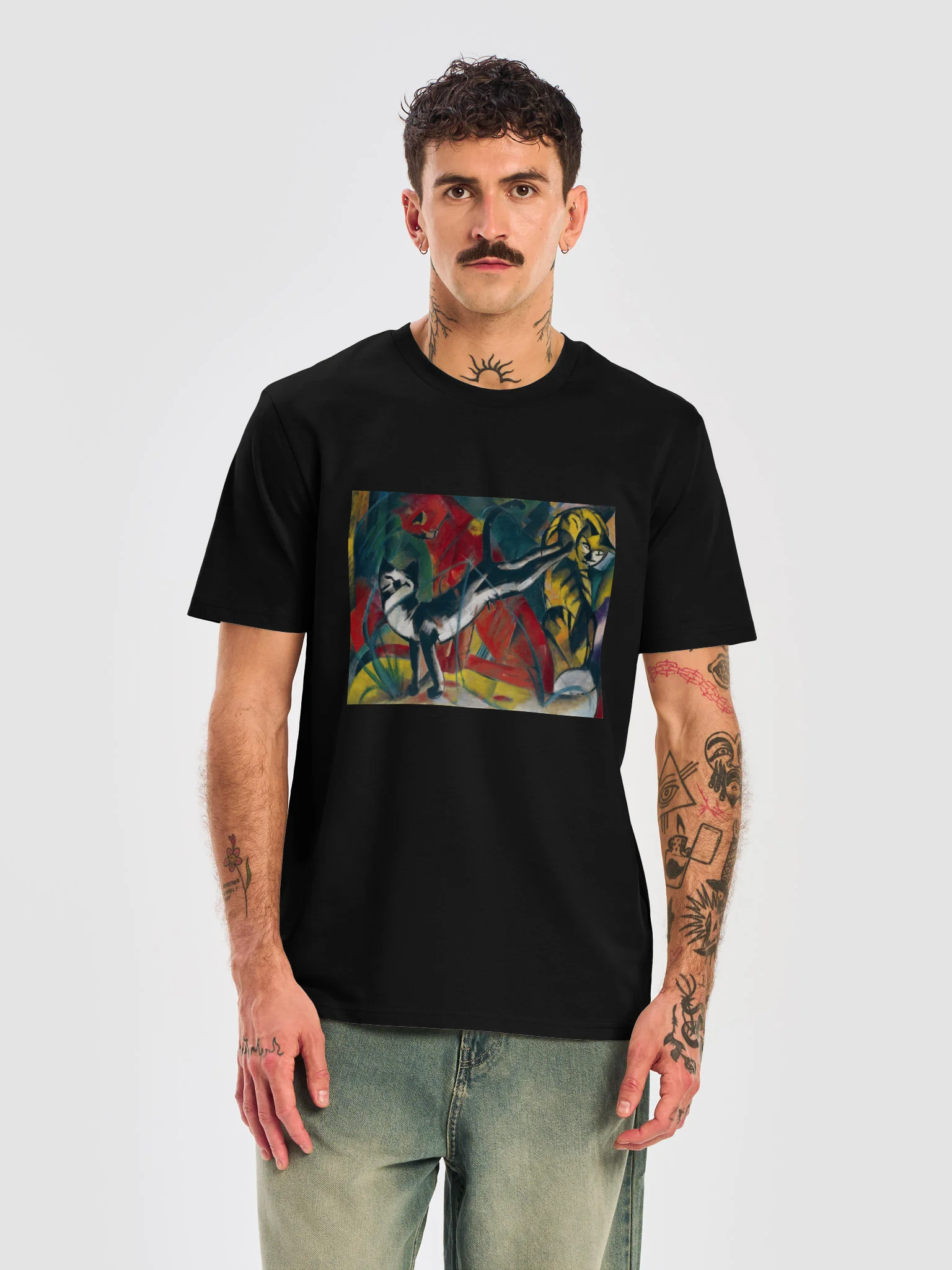 Three Cats - Organic Tshirt product image (5)
